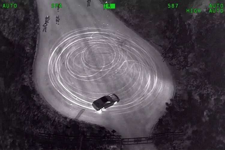 California Police Use Helicopter, 5-Car Squad to Catch Kid Doing Donuts on Rural Road